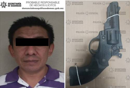 Detienen en Huhuetoca a hombre armado durante operativo Transporte Seguro